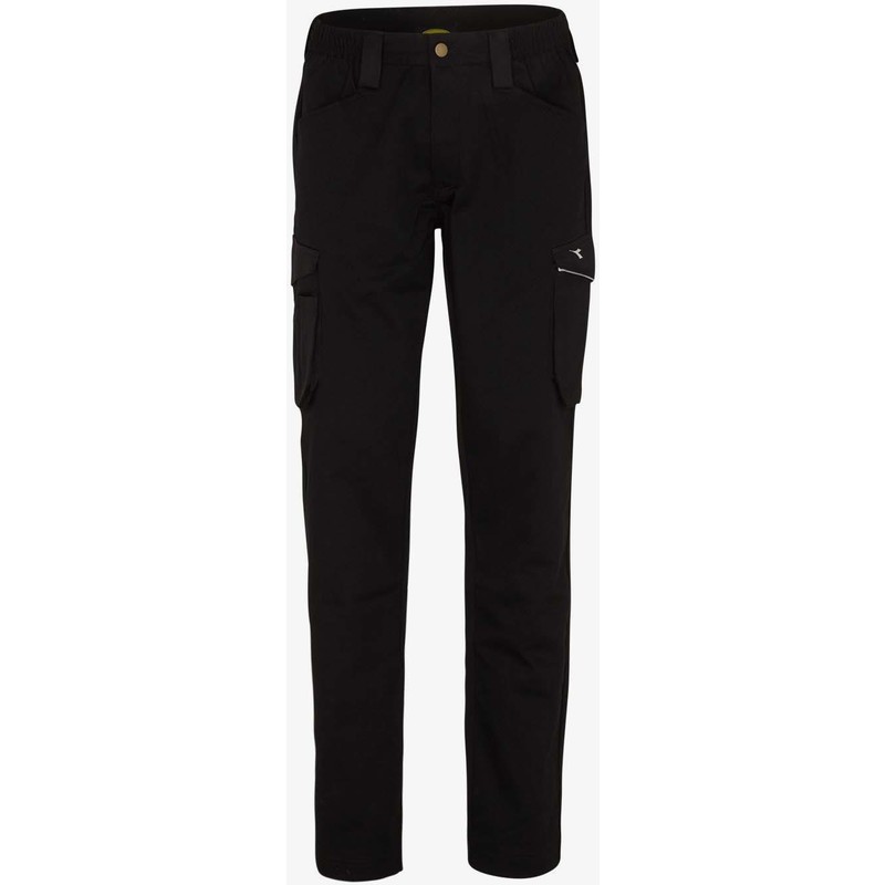 diadora - pantalon de travail d'hiver noir staff winter iso - 171659800130 m - noir et argent