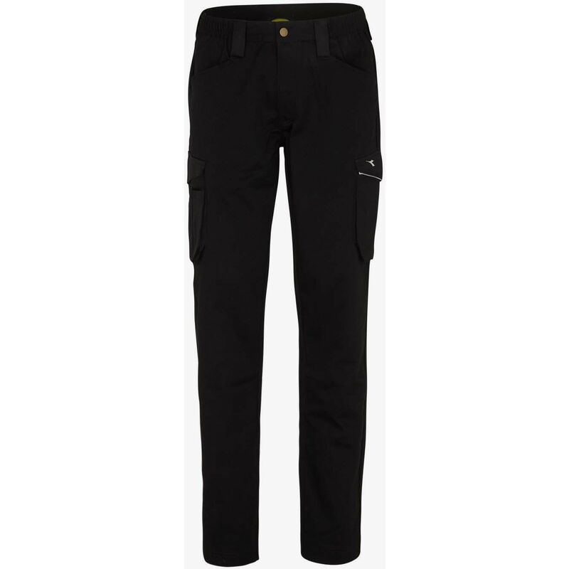 pantalon de travail diadora d'hiver noir staff winter iso - 171659800130 l - noir et argent
