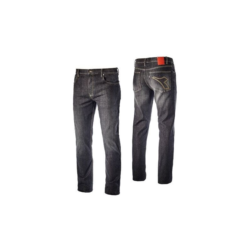 Utility stone 5 pkt Pantalon Jeans de travail stretch - 30 - m - Noir - Noir - Diadora