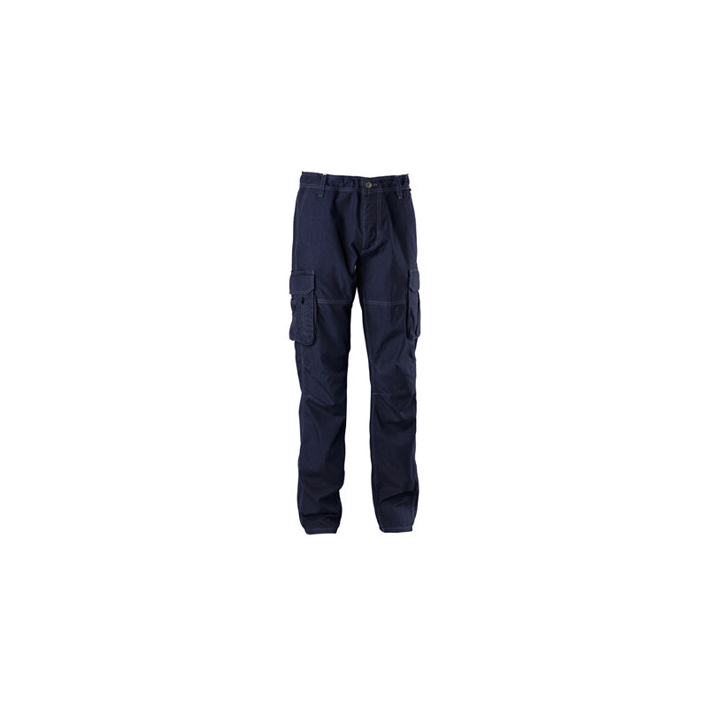 pantalon de travail diadora cargo d'été poches latérales avec porte-objets bleu win ii - 16030560052 m - bleu