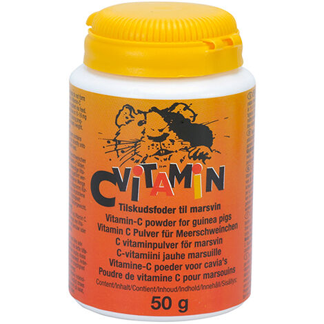 DIAFARM Vitamina C en Polvo para Cobayas y Otros Roedores, 50 gr