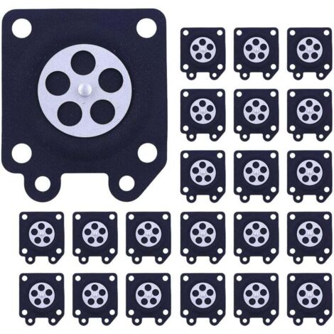 Diafragma de carburador KZQ de 20 piezas para Walbro WA, WT, WY y WZ, kit de junta de diafragma de carburador, kit de reparación OEM n.° 95-526, n.° 95-526-9 y n.° 95-526-9