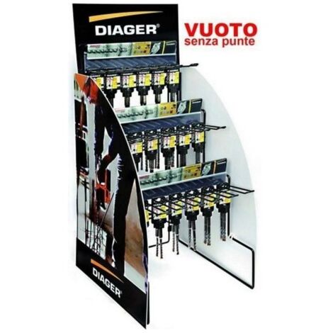 Diager Expo Punte Booster Sds-Plus 180 Posti Vuoto
