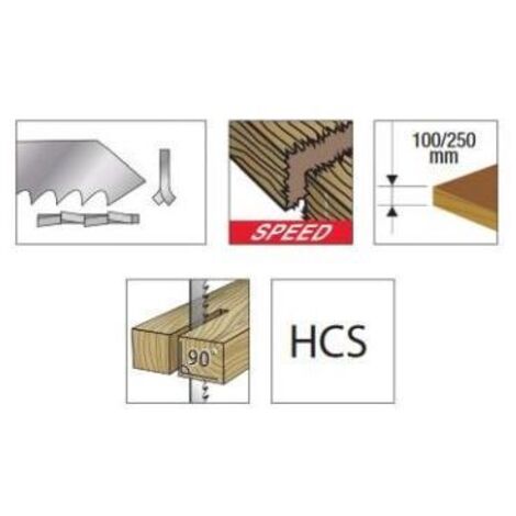 DIAGER Lames de scie sabre hcs pour plâtre, bois et plastique L200WL3005 5 lames 300 / 280 mm 6 tpi (4,2 mm) Plâtre et fibrociment