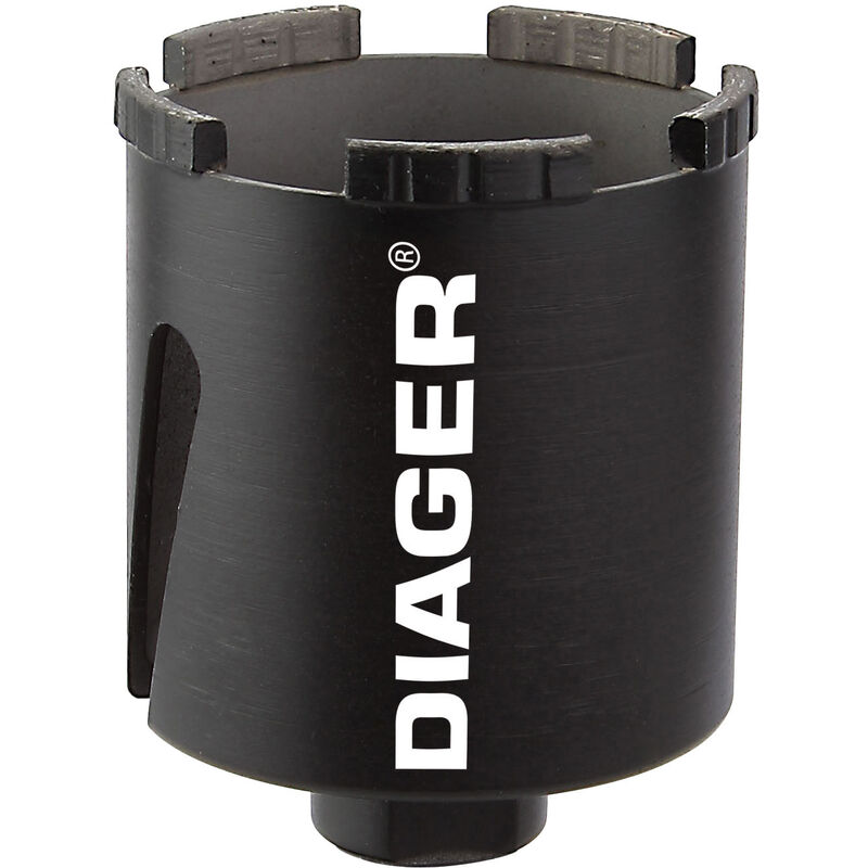 DIAGER Tr&eacute;pan diamant &agrave; sec D. 82 x Lu. 66 mm - 431D82 - 