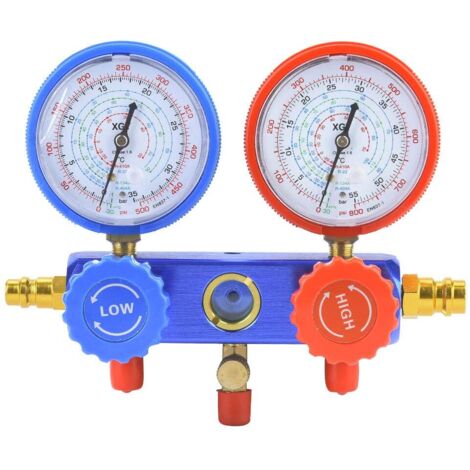 Diagnostic AC Multifonctionnel, Ensemble de vannes de jauges de collecteur, de Haute qualité pour Le préposé à l'entretien à Domicile