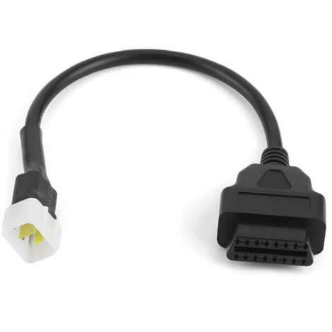 Diagnostics 6 broches vers OBD2 16 broches cble adaptateur connecteur de détection de défaut de moto convient pour Sinnis
