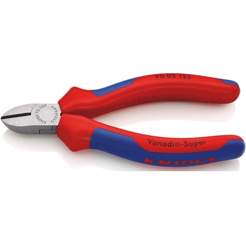 125mm Side Cutters, 3mm Cutting Capacity - Knipex
