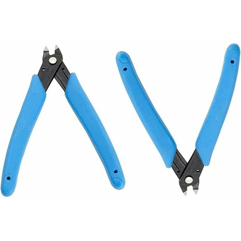 Hoopzi - Diagonal Cutting Pliers Cutting Pliers Electrical Cable Snips, Precision Electrical Wire Cable Cutter Mini Diagonal Side Cutter Flush