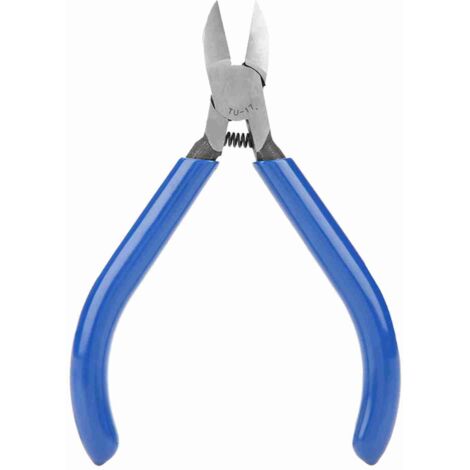 Diagonalschneidwerkzeug, Elektro-, Garten- und Hand-Diagonalschneidzange mit hoher Härte, EC 5 Zoll, elektronische Kabeldrahtzange, bündiger Schnitt, rutschfest, TU 17
