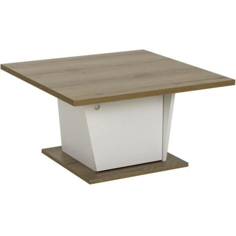 Diagone ATOS table basse blanc 69 x 69 cm