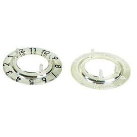 Dial For 15mm Button (transparent - Black 11 Digits)