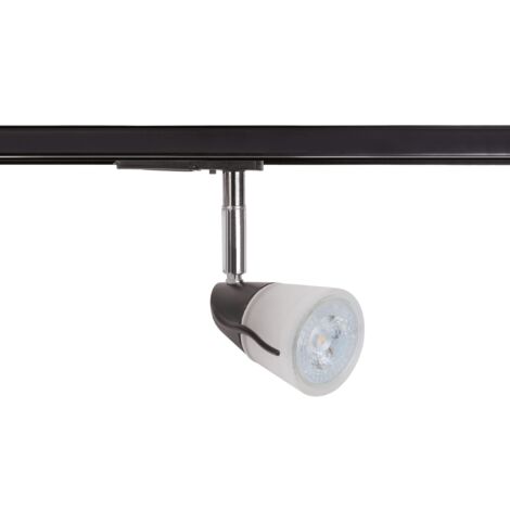 DIAM 029 Spot Rail 1 all. 029 GU10 noir a/lpe LED 4W 3000K 500lm incl ARIC 51195