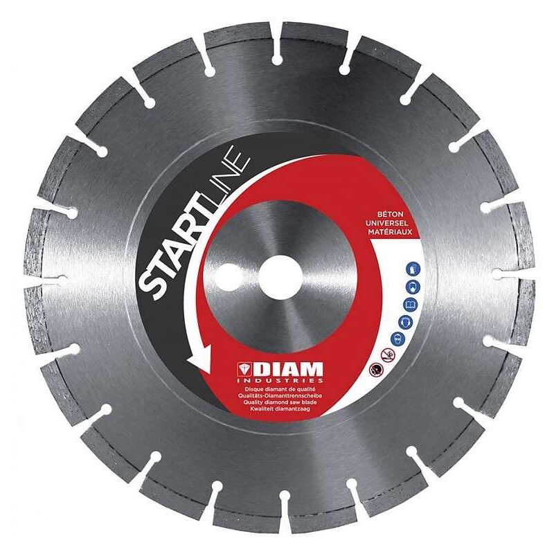 Diam Industries - Disque diamant BS60 béton - universel matériaux