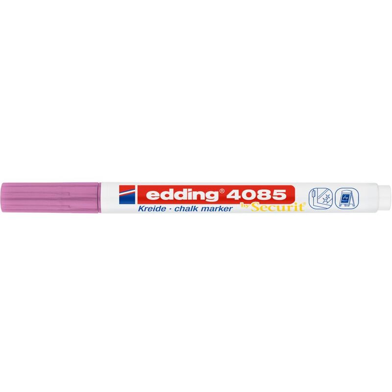 Image of Edding Vertrieb Gmb - 4085 marcatore di gesso metallico rosa