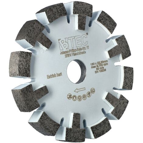 Diamant-Fräser/Räumscheibe Ø 130 mm, 17 mm Beton