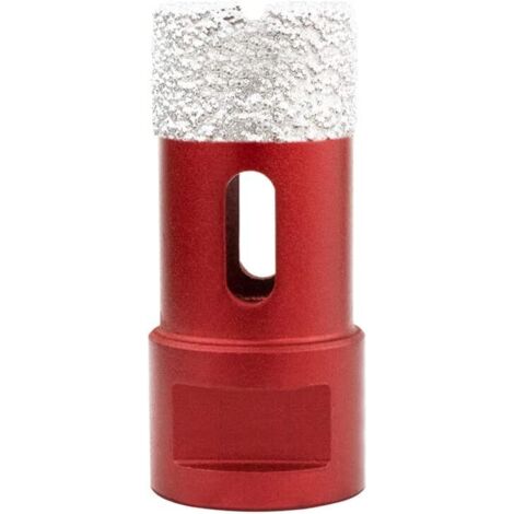 Diamant-Lochsägebohrer mit M14-Gewinde für professionelles Trocken- oder Nassbohren in Porzellan, Fliesen, Granit, Marmor, Glas (25 mm)