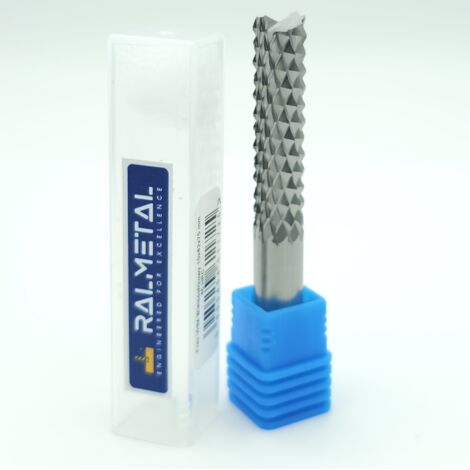 Diamant-Mehrschneider-Leiterplattenfräser 10 x 42 x 75 VHM