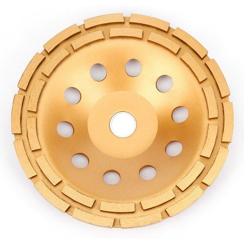 Diamant Meule 230 x 22,23 mm - Turbo Diamant Meule Boisseau pour Béton, Granit, Pierre, Marbre, Pierre, Maçonnerie, Brique, Crépi, Béton ciré