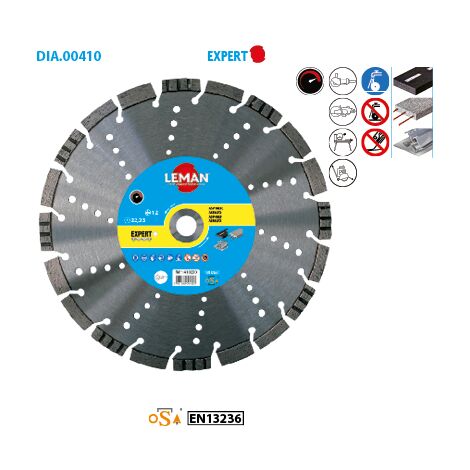 Diamant-Scheibe Asphalt / Bewehrter Beton Profi ø 350 Bohrung 25,4 mm Stärke 3,2 mm