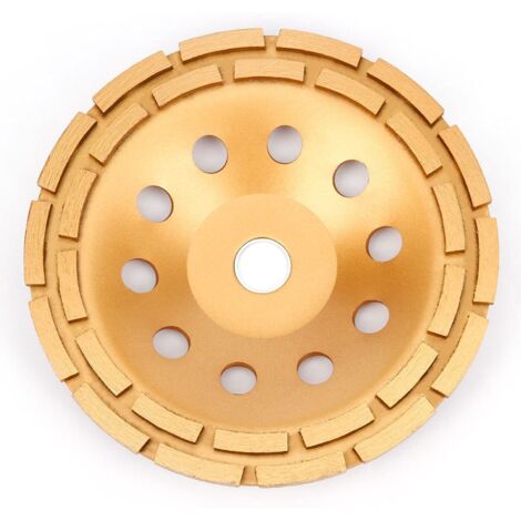 Diamant-Schleifscheibe 230 x 22,2 mm – Turbo-Diamant-Topfschleifscheibe für Beton, Granit, Stein, Marmor, Stein, Mauerwerk, Ziegel, Putz, polierter Beton