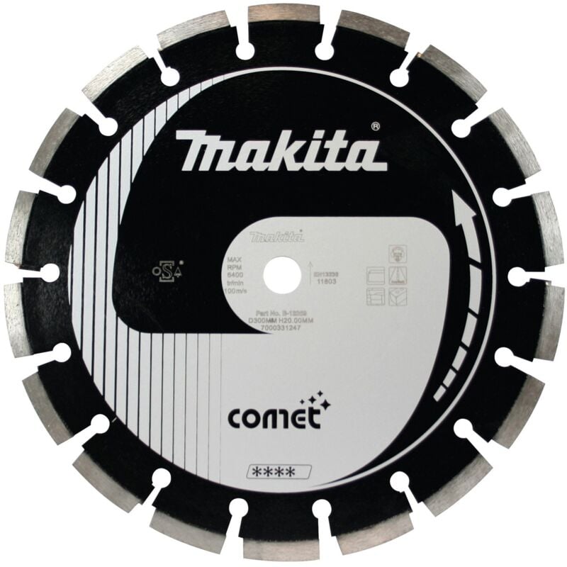 Image of Diamanttrennscheibe 300x20 Asphalt - B-13269 - Makita