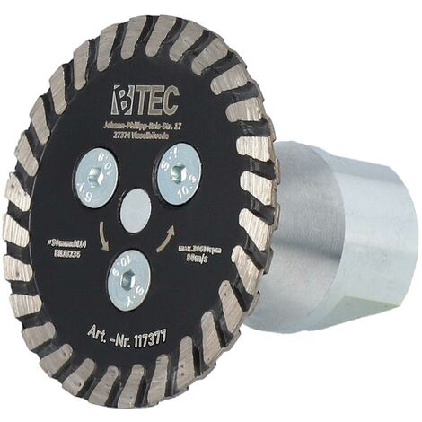 Diamant Trennscheibe Mini Turbo Fliese Ø 50 mm, M-14 Flansch