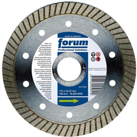 Diamant-Trennscheibe SlimTurbo 115 x 1,2 mm FORUM