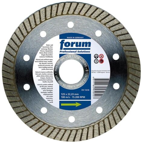Diamant-Trennscheibe SlimTurbo 125 x 1,2 mm FORUM
