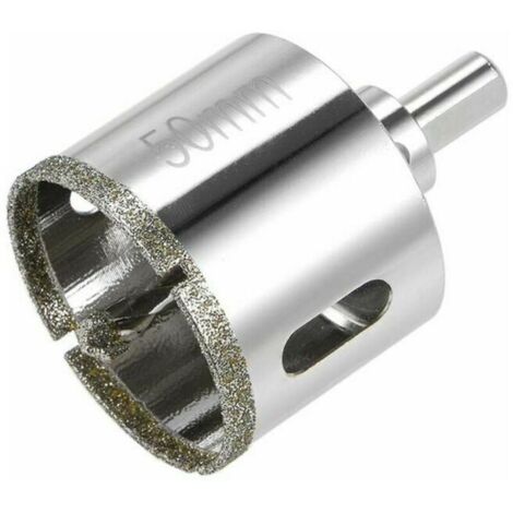 Diamantbohrer für Lochsägen für Glas, Keramik, Porzellan und Fliesen, 50 mm