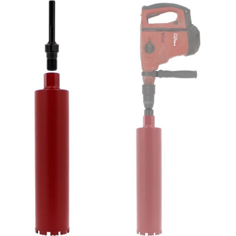 GT MARKET Diamantbohrkrone Ø 102 mm mit Adapter für Bohrmaschine und SDS-max-Bohrhammer