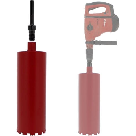 GT MARKET Diamantbohrkrone Ø 152 mm mit Adapter für Bohrmaschine und SDS-max-Bohrhammer
