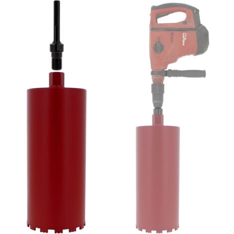 GT MARKET Diamantbohrkrone Ø 180 mm mit Adapter für Bohrmaschine und SDS-max-Bohrhammer
