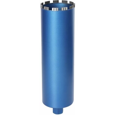 XIIW Diamantbohrkrone Kernbohrer für Kernbohrgerät mit Turbo, 1 1/4", Ø 132mm, Gesamtlänge 460 mm, Nass Trocken Dosenbohrer Diamant Bohrkrone Nassbohrkrone Trockenbohrkrone für Beton…