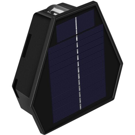 Diamante IP54 70Lm Solar-LED-Außenwandleuchte. 2CCT