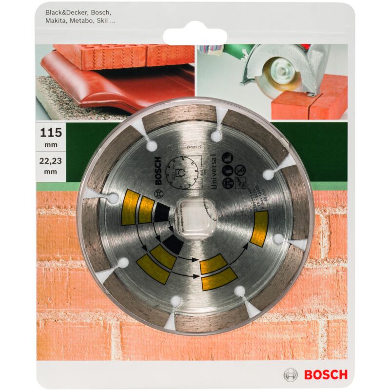

BOSCH 2609256400 Disco de corte de diamante Universal Ø 115 mm