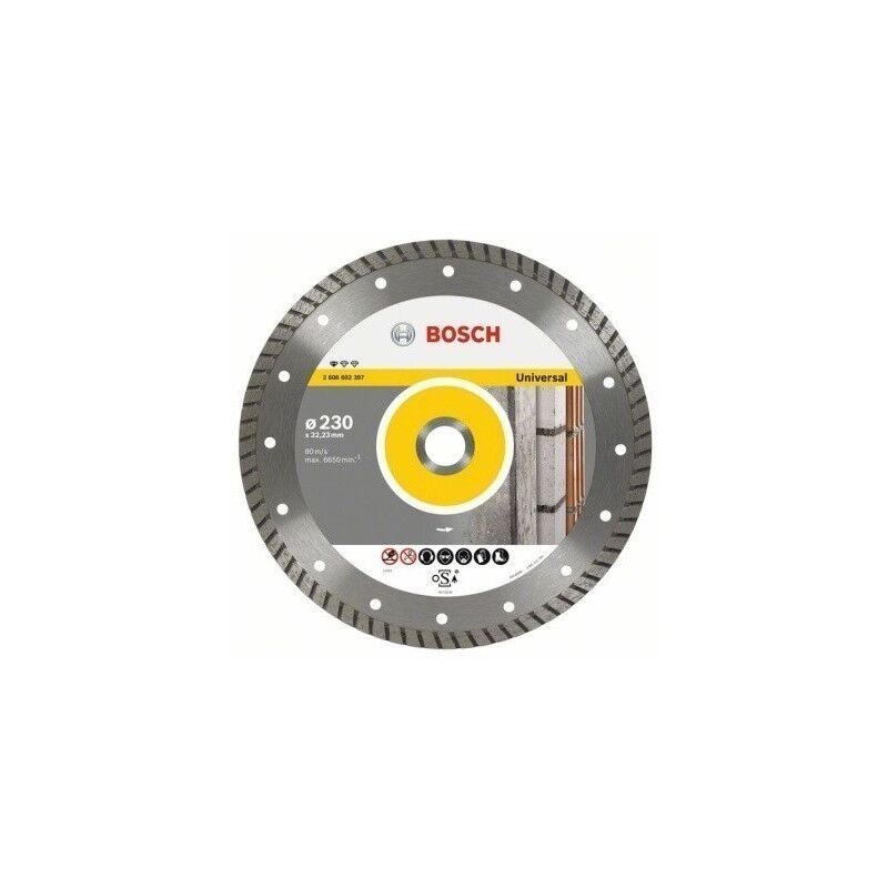 

Disco Corte General Obra 115X22,2 Mm Turbo Diamante Upe-T Bosch