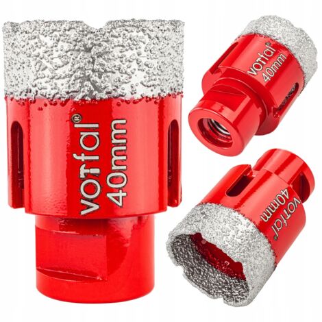Diamantkernbohrer 40 mm M14 für Grès Fliesen Stein Glasur