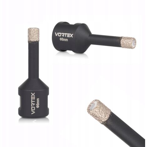 Diamantkrone 8mm Kernbohrer Vortex M14 Gres