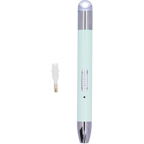 Diamantmalerei-Stift mit wiederaufladbarer USB-Lampe – DIY-Stickwerkzeug-Zubehör (Matcha-Grün)