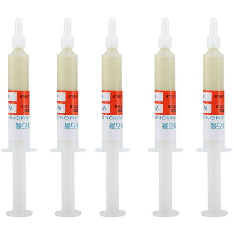 Diamantpolierpaste - Set mit 5 Nadelröhrchen, Körnung W0,5 bis 10000