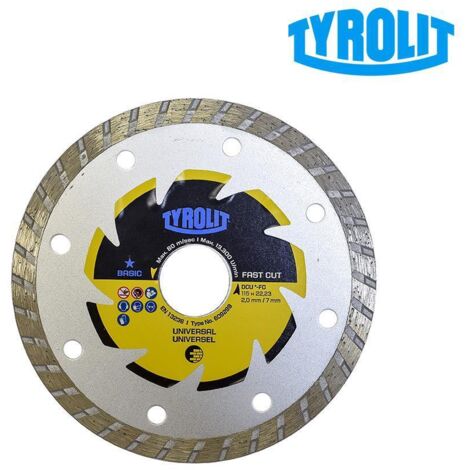 Diamantsäge C3r ø115x2x22,23 Dcub2-fc. Tyrolit