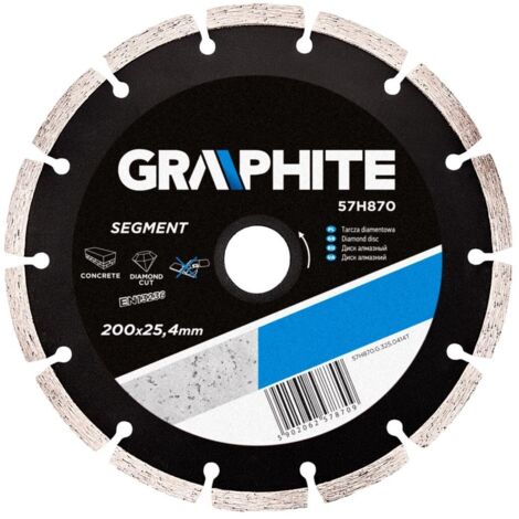 Diamantscheibe 200 x 25,4 mm, segmentiert