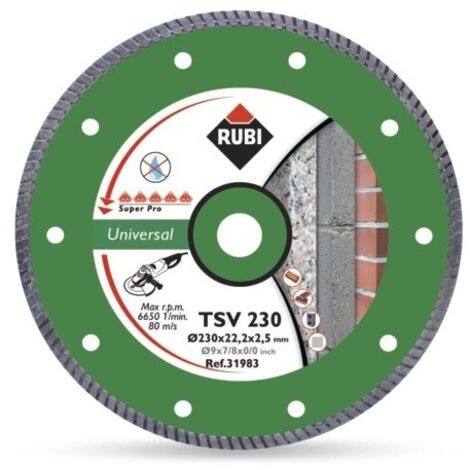 Diamantscheibe tsv 230 pro 25918 rubi