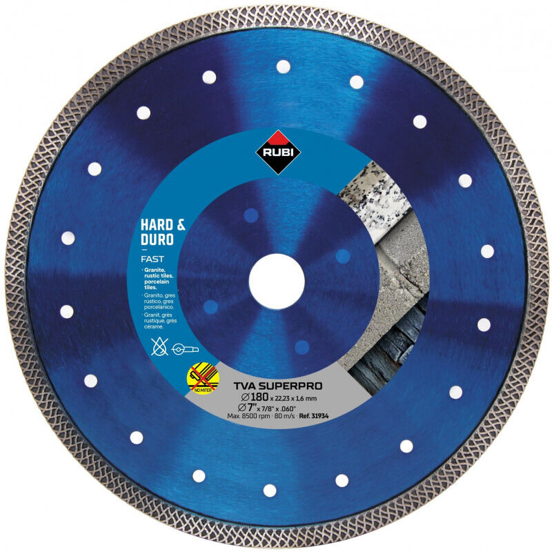 Rubi Diamanttrennscheibe Tva 180 Superpro