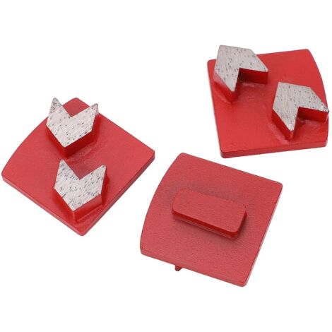 Diamantschleifschuhe für Beton, Diamantschleifschuhe, gute Haltbarkeit, rote Schwalbenschwanz-Industriebeton-Befestigungselemente für Reparaturwerkzeuge
