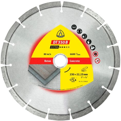Diamanttrennscheibe DT 350 B Extra Beton 150 x 2,4 x 22,23 Klingspor