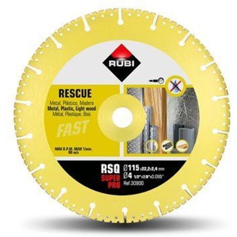 Diamanttrennscheibe rsq 115 superpro r30900 rubin