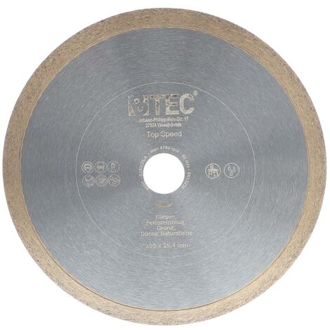 Diamanttrennscheibe Top Speed Schneidtisch Ø 200 x 25,4 mm