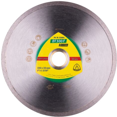 Diamanttrennscheiben DT 300 F Extra Fliesen 100 x 1,6 x 22,23 mm Klingspor